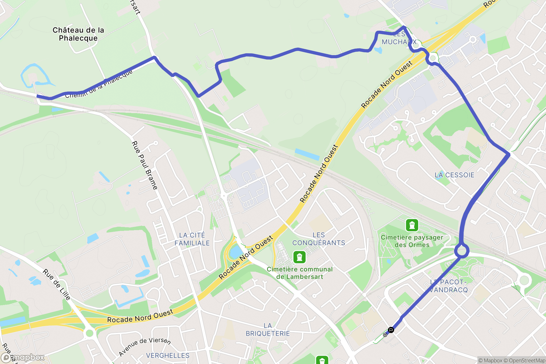 Lambersart: routekaart voor buitenactiviteiten - France