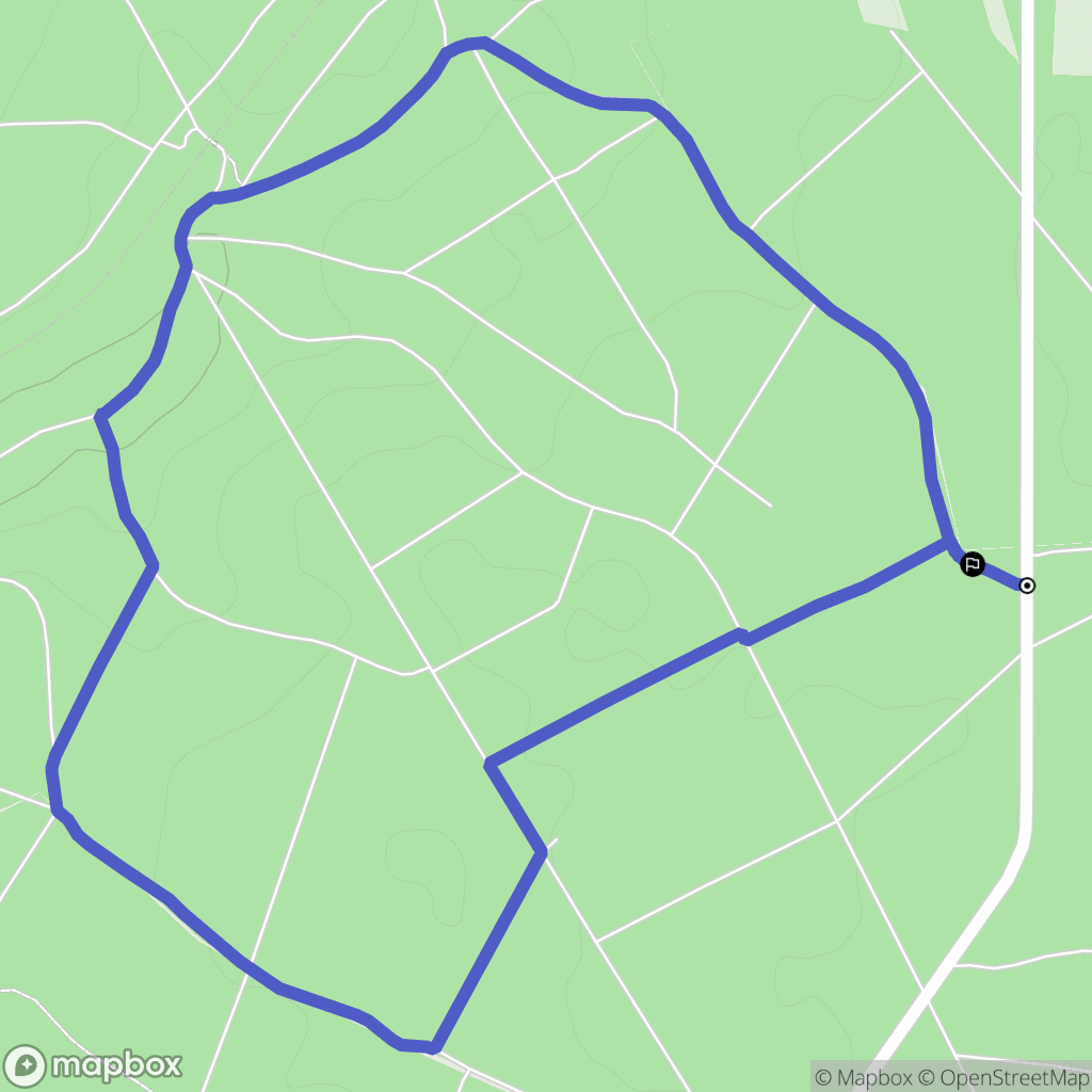 Mornac : carte du parcours de randonnée - France