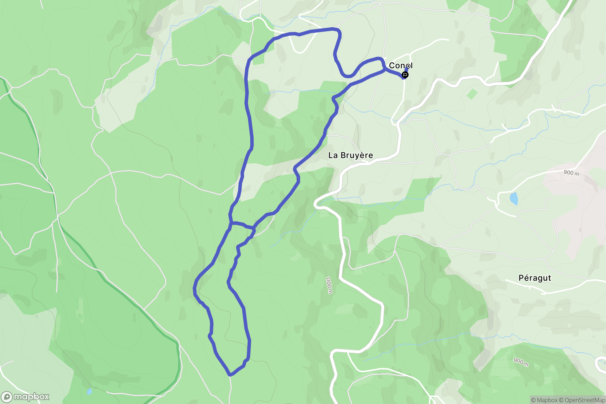 Verrières-en-Forez: routekaart voor buitenactiviteiten - France