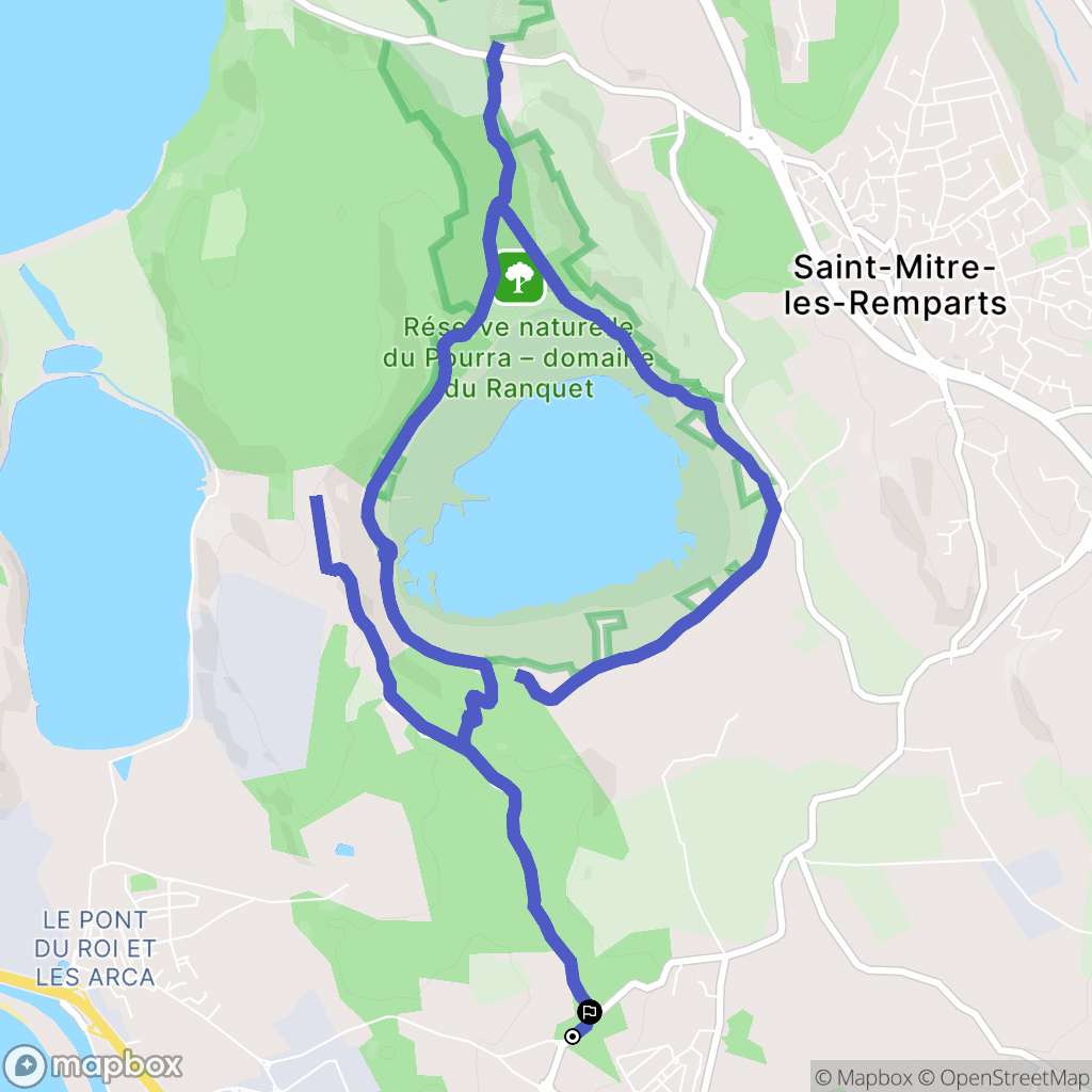 Port-de-Bouc : carte du parcours de randonnée - France