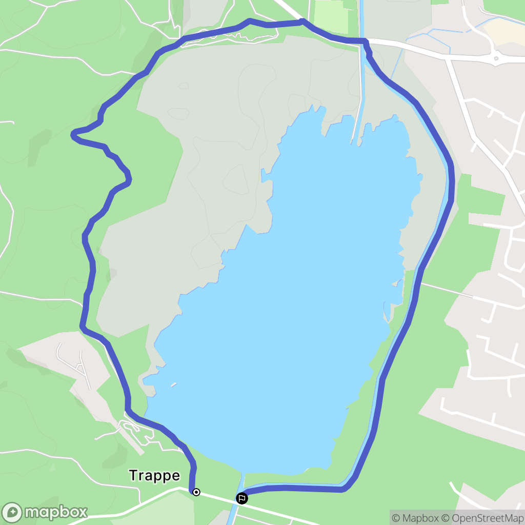 Biscarrosse : carte du parcours de randonnée - France