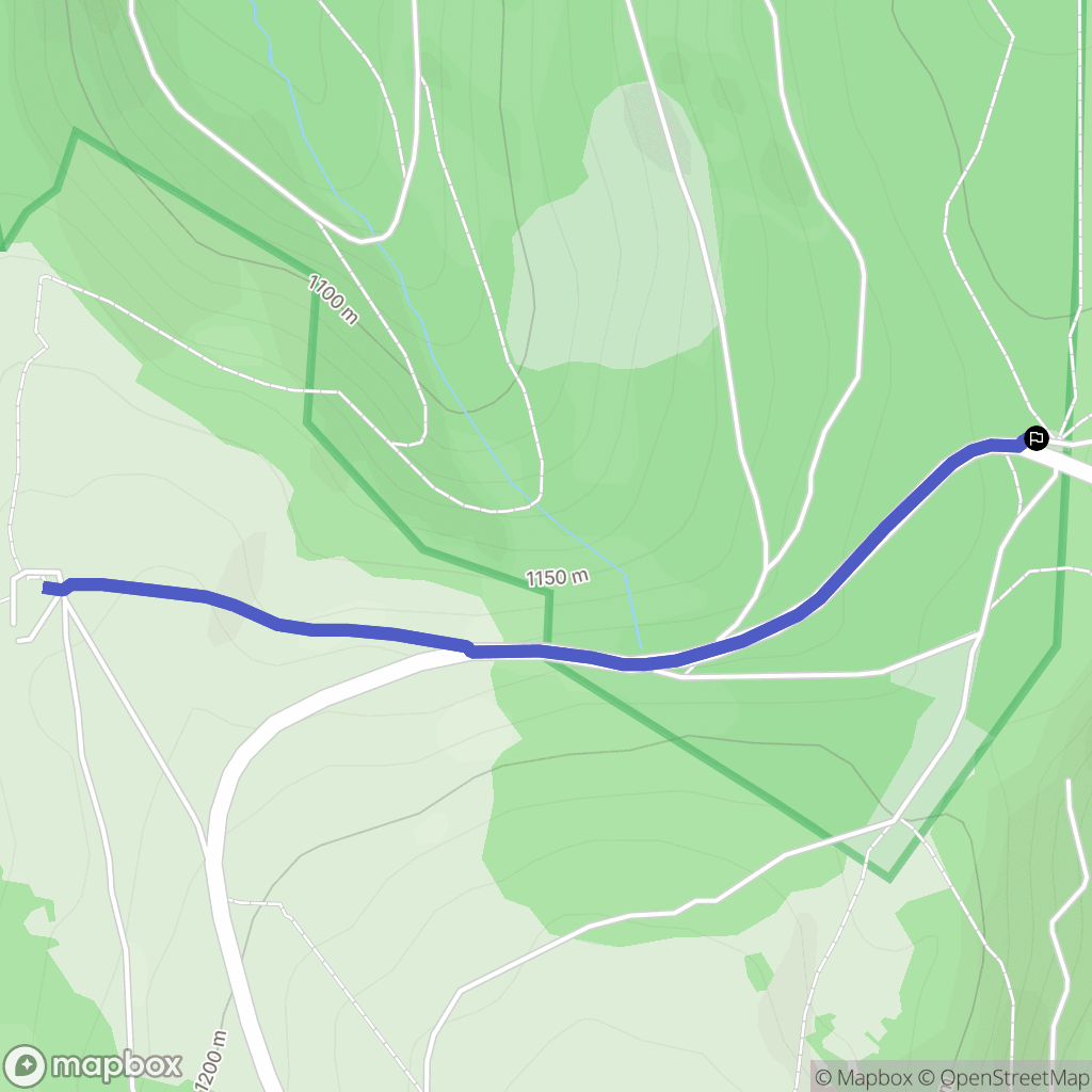 Mittlach : carte du parcours de randonnée - France