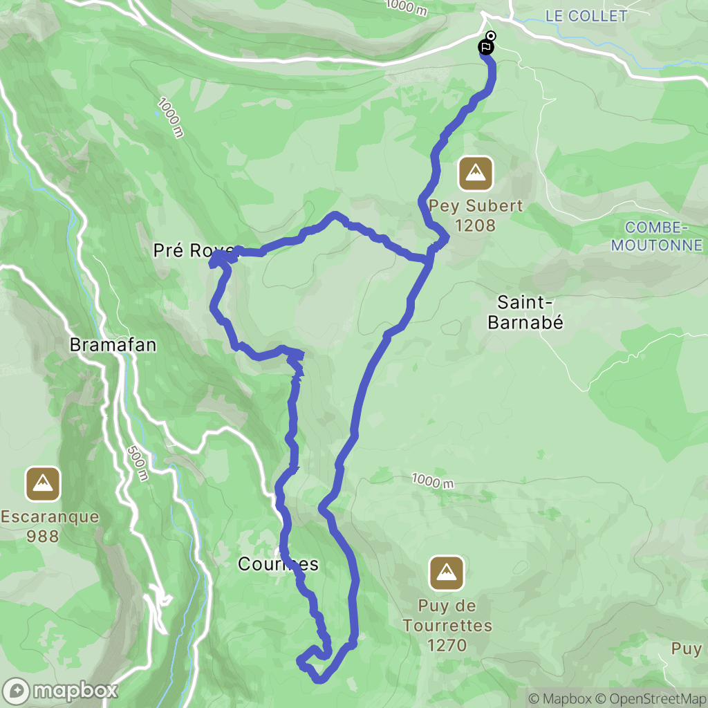 Coursegoules: routekaart voor buitenactiviteiten - France