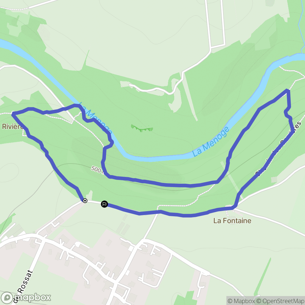 Arthaz-Pont-Notre-Dame : carte du parcours de randonnée - France