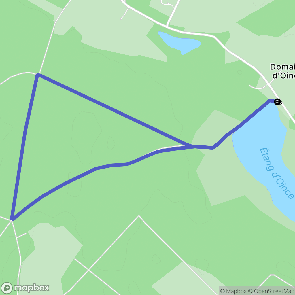 Buzançais : carte du parcours de randonnée - France