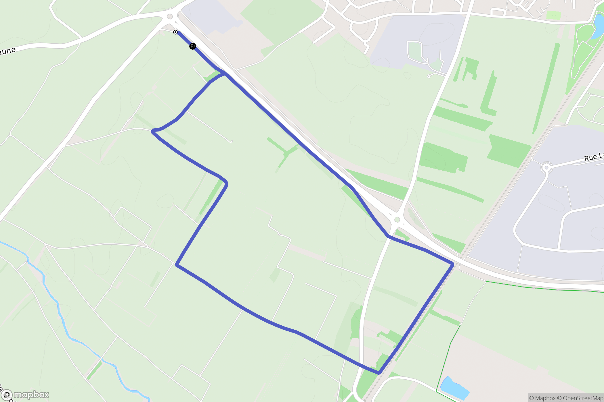 Pommard : carte du parcours de randonnée - France