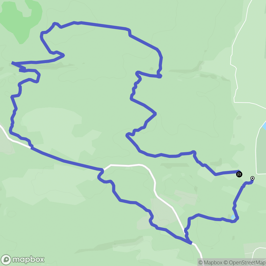 Fleury : carte du parcours de randonnée - France
