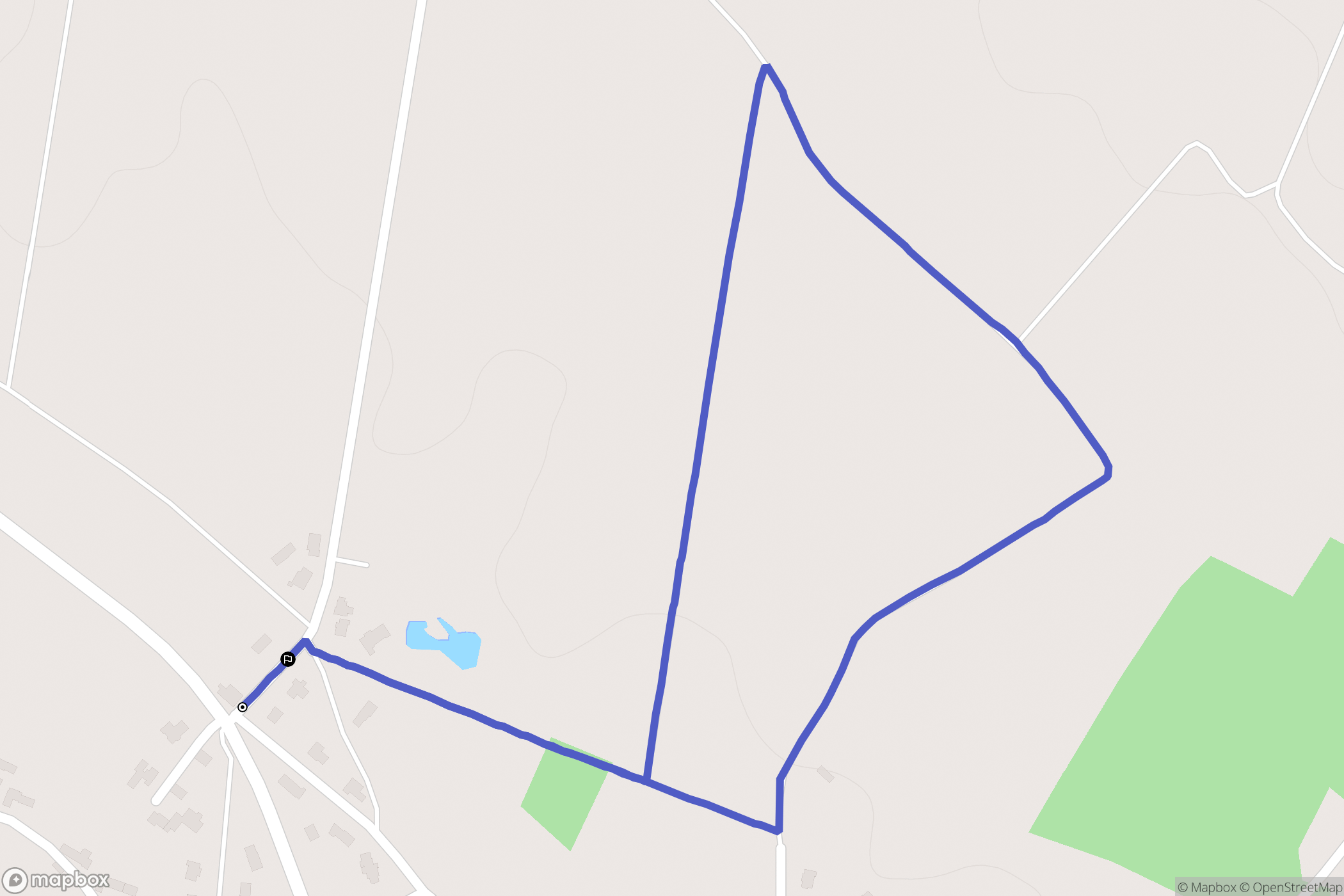 Vigneux-de-Bretagne : carte du parcours de randonnée - France