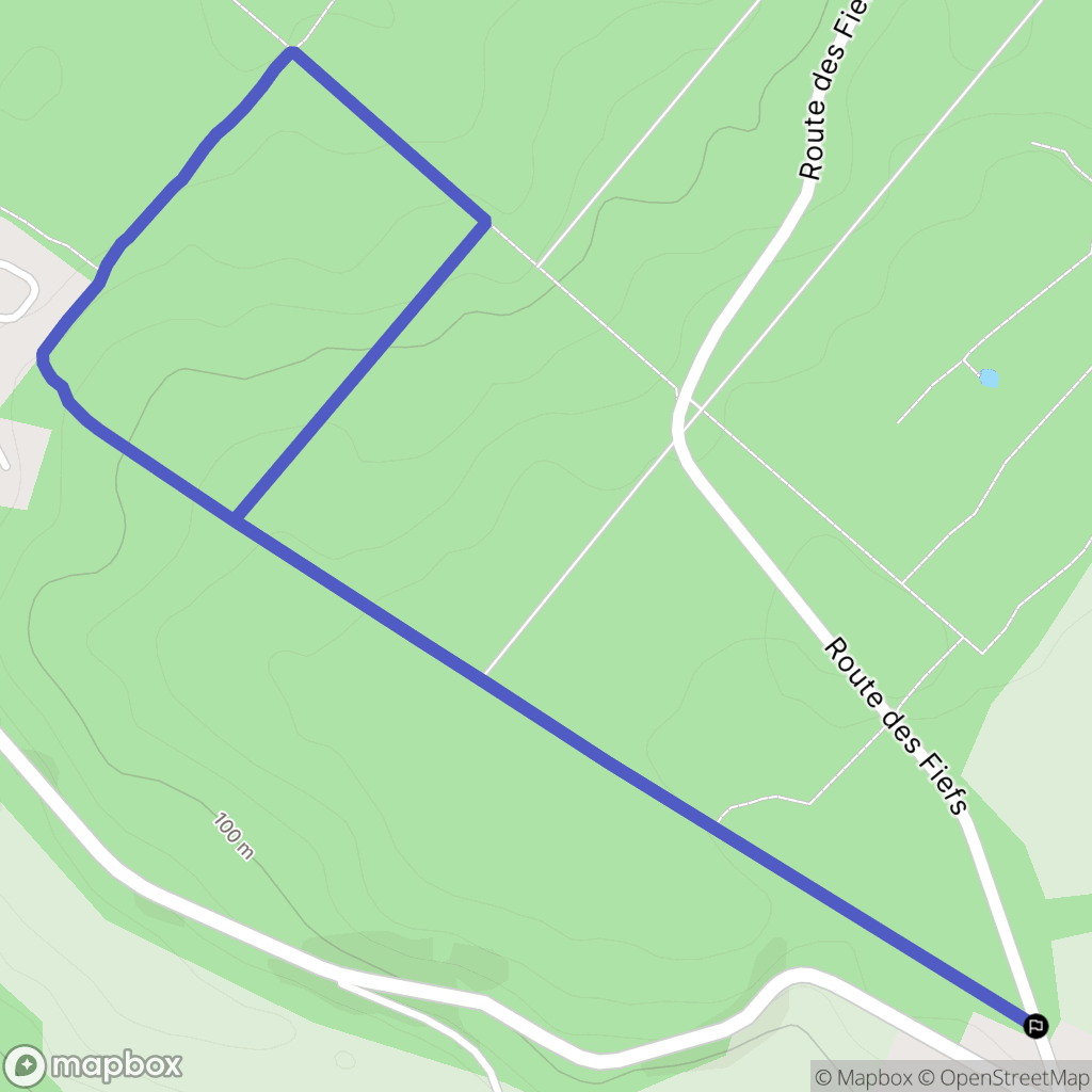 La Haye-Malherbe : carte du parcours de randonnée - France