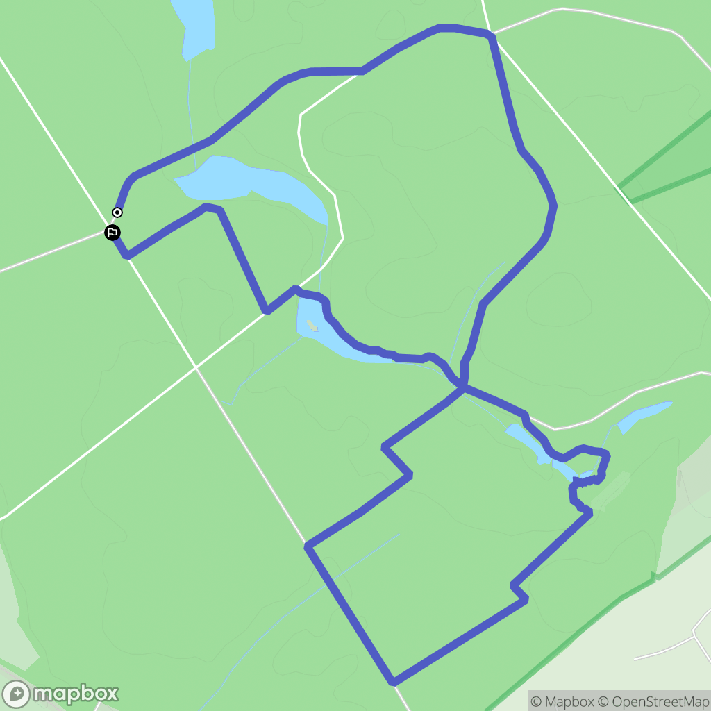 Arques : carte du parcours de randonnée - France