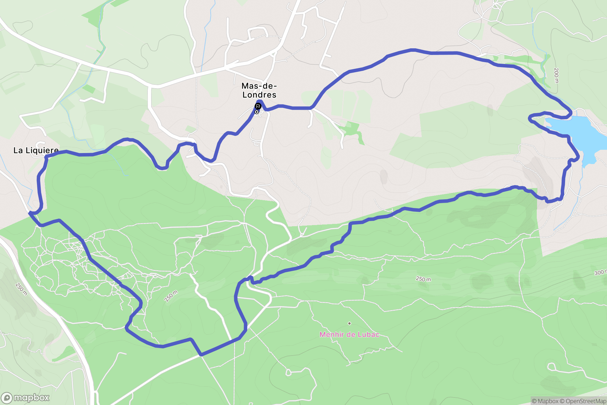 Mas-de-Londres: routekaart voor buitenactiviteiten - France