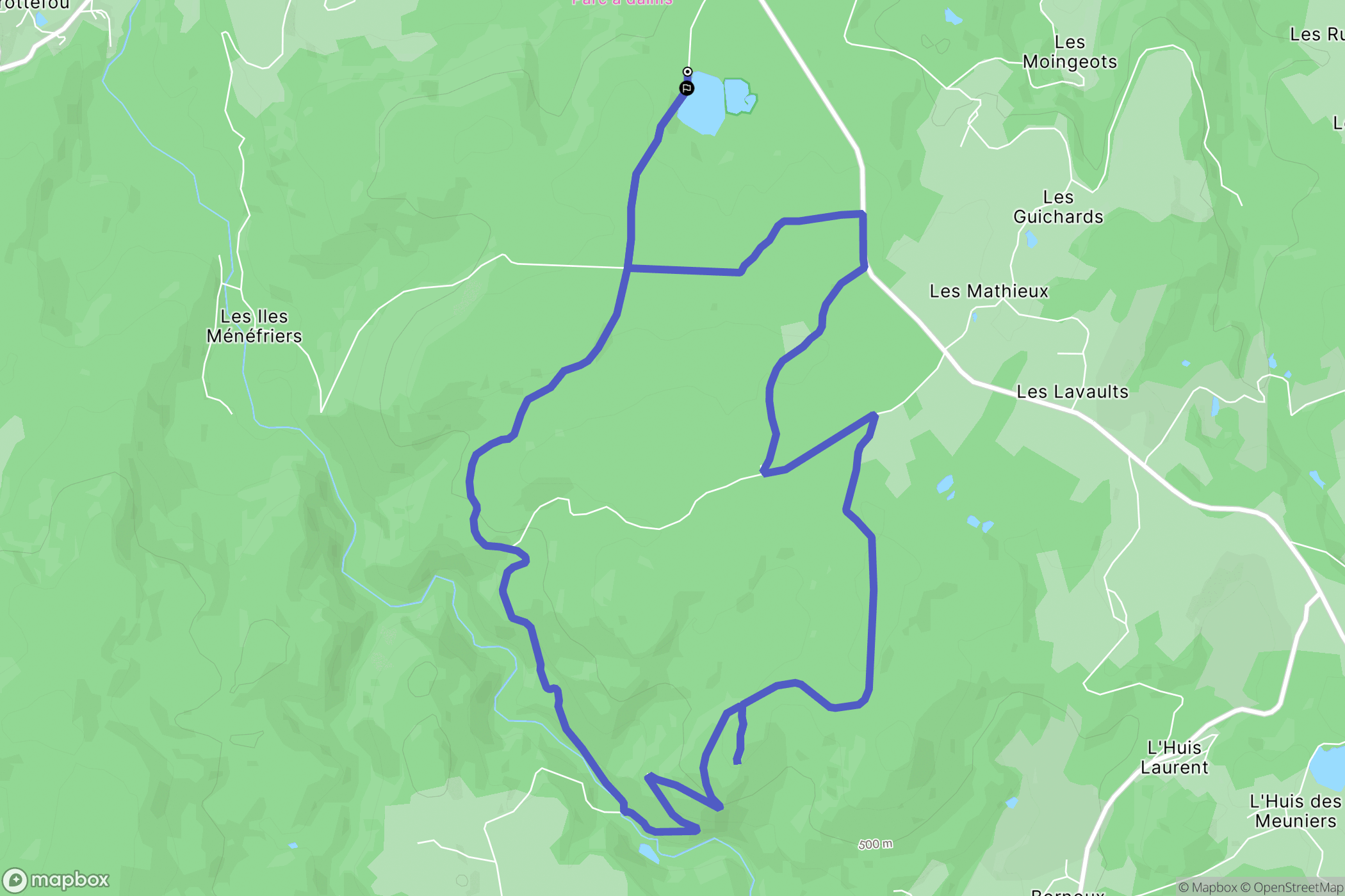 Quarré-les-Tombes: routekaart voor buitenactiviteiten - France