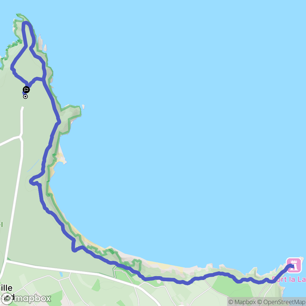 Plévenon : carte du parcours de randonnée - France