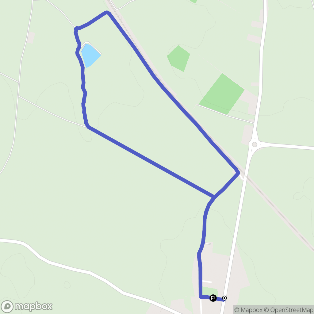 Quérénaing : carte du parcours de randonnée - France
