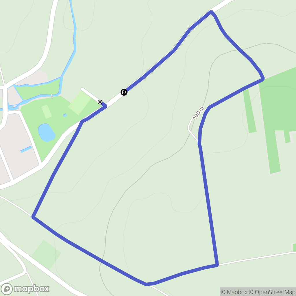 Rouvres : carte du parcours de randonnée - France