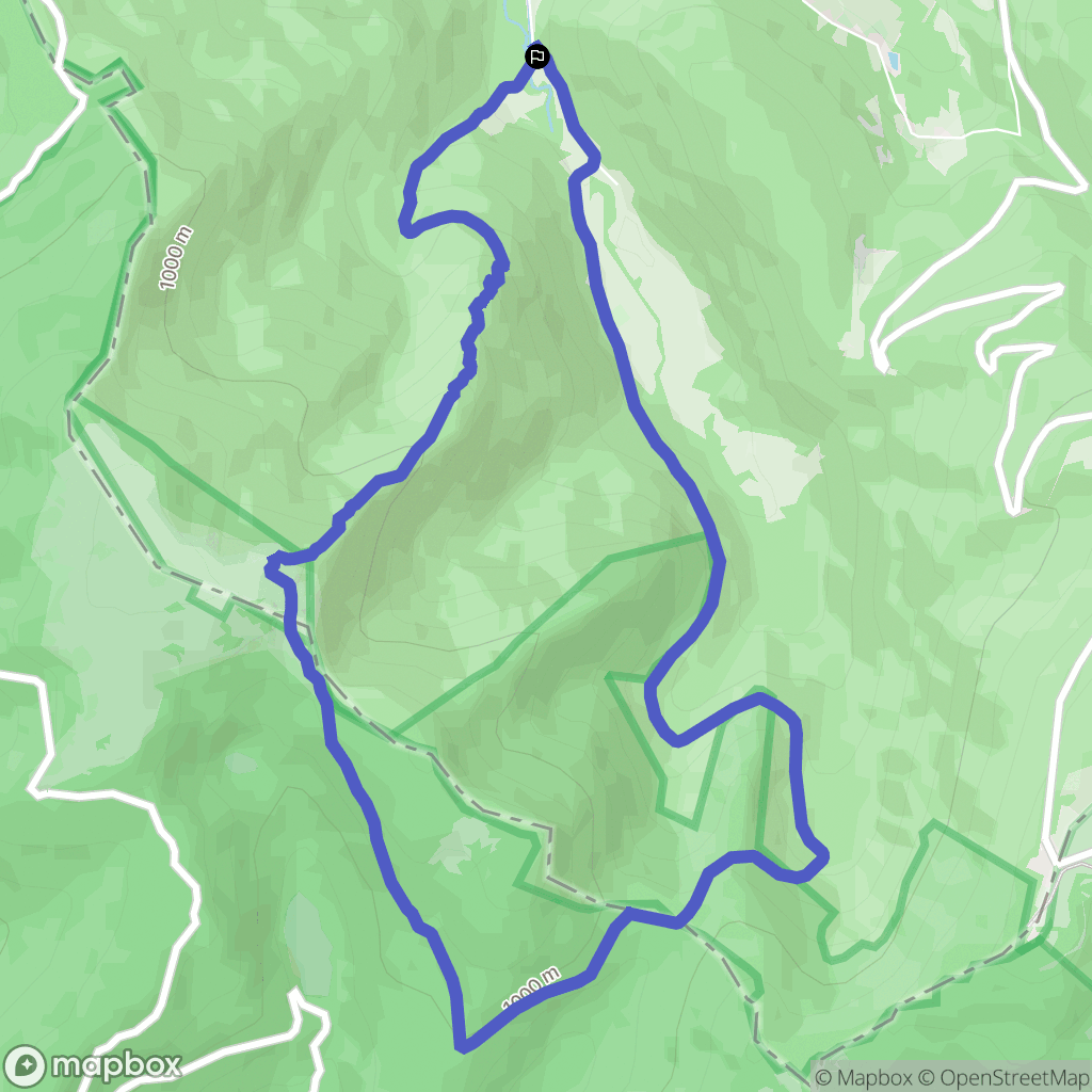 Saint-Maurice-sur-Moselle : carte du parcours de randonnée - France