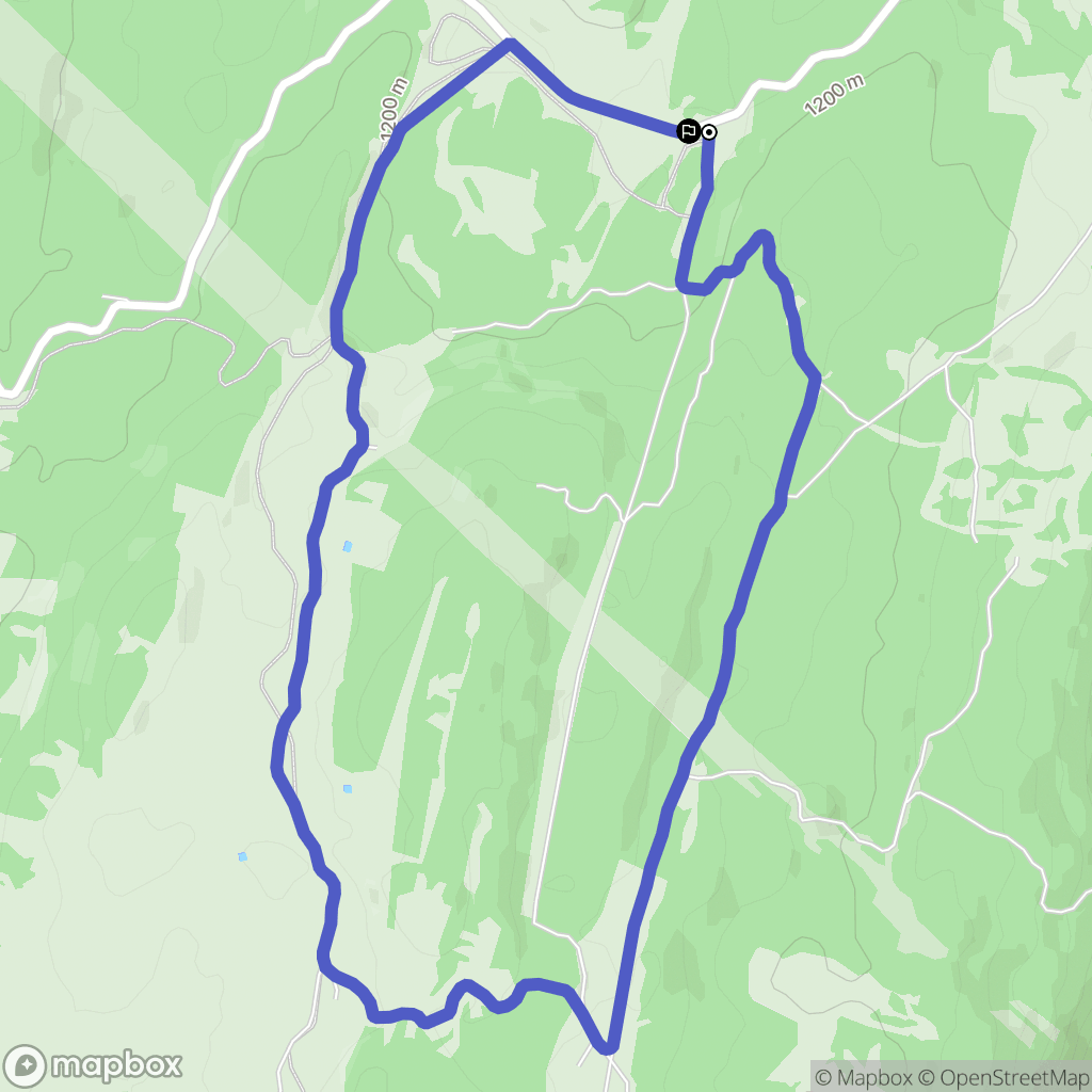 Valserhône : carte du parcours de randonnée - France
