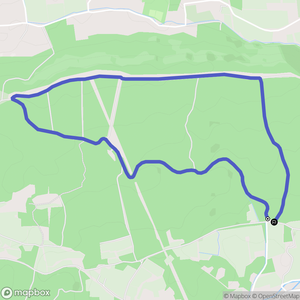 Piolenc : carte du parcours de randonnée - France