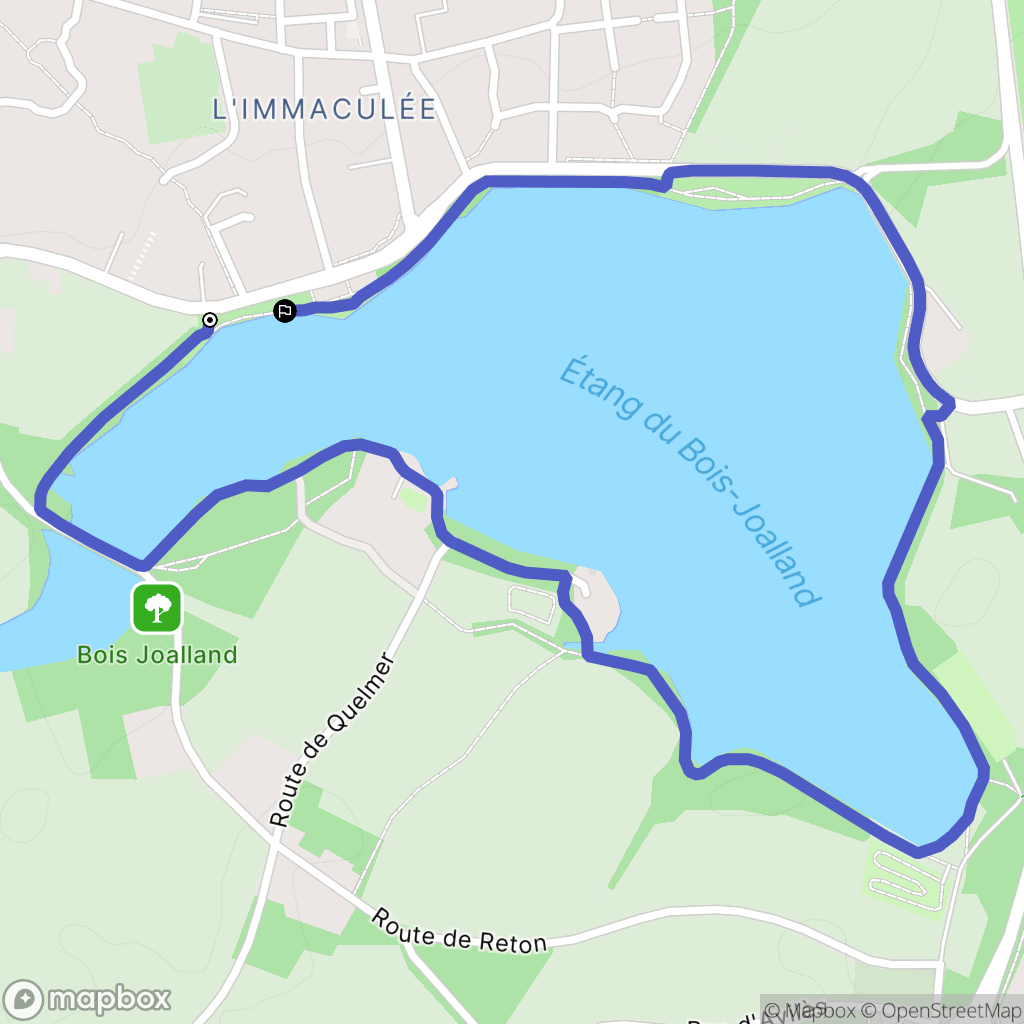 Saint-Nazaire : carte du parcours de randonnée - France