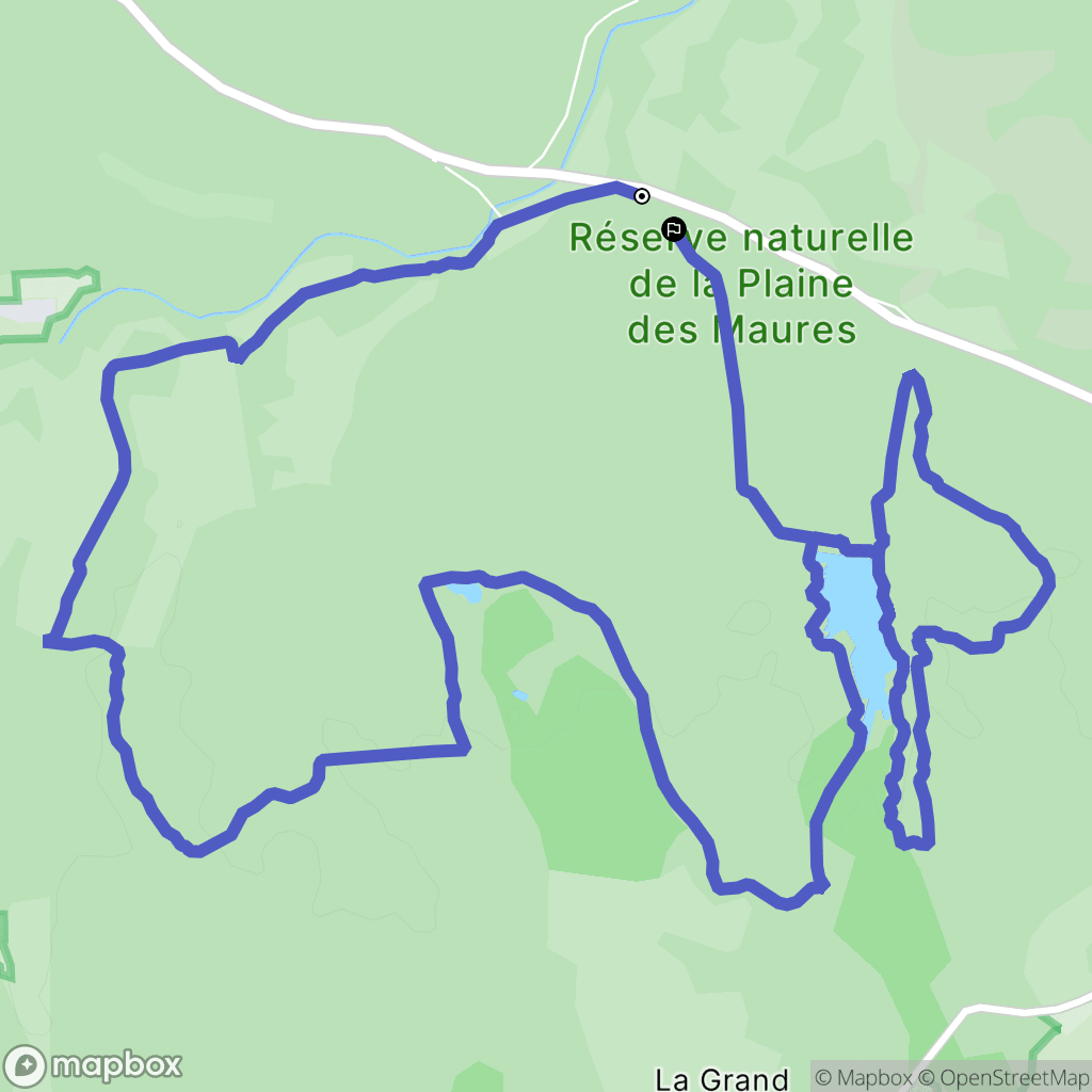 Le Cannet-des-Maures : carte du parcours de randonnée - France