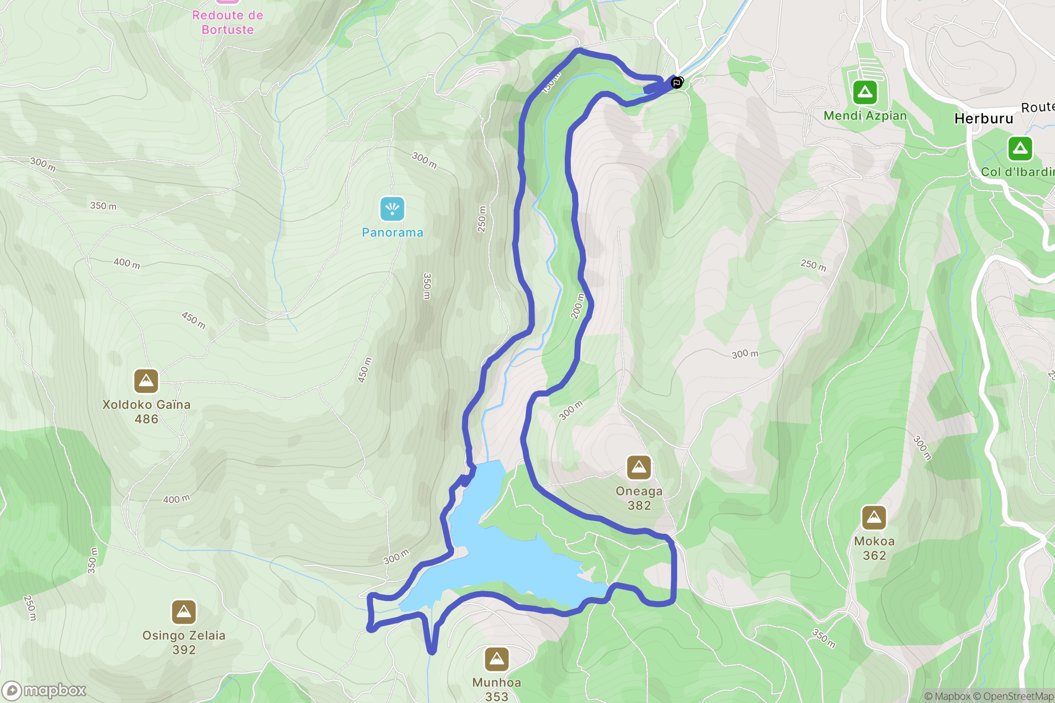 Urrugne: routekaart voor buitenactiviteiten - France