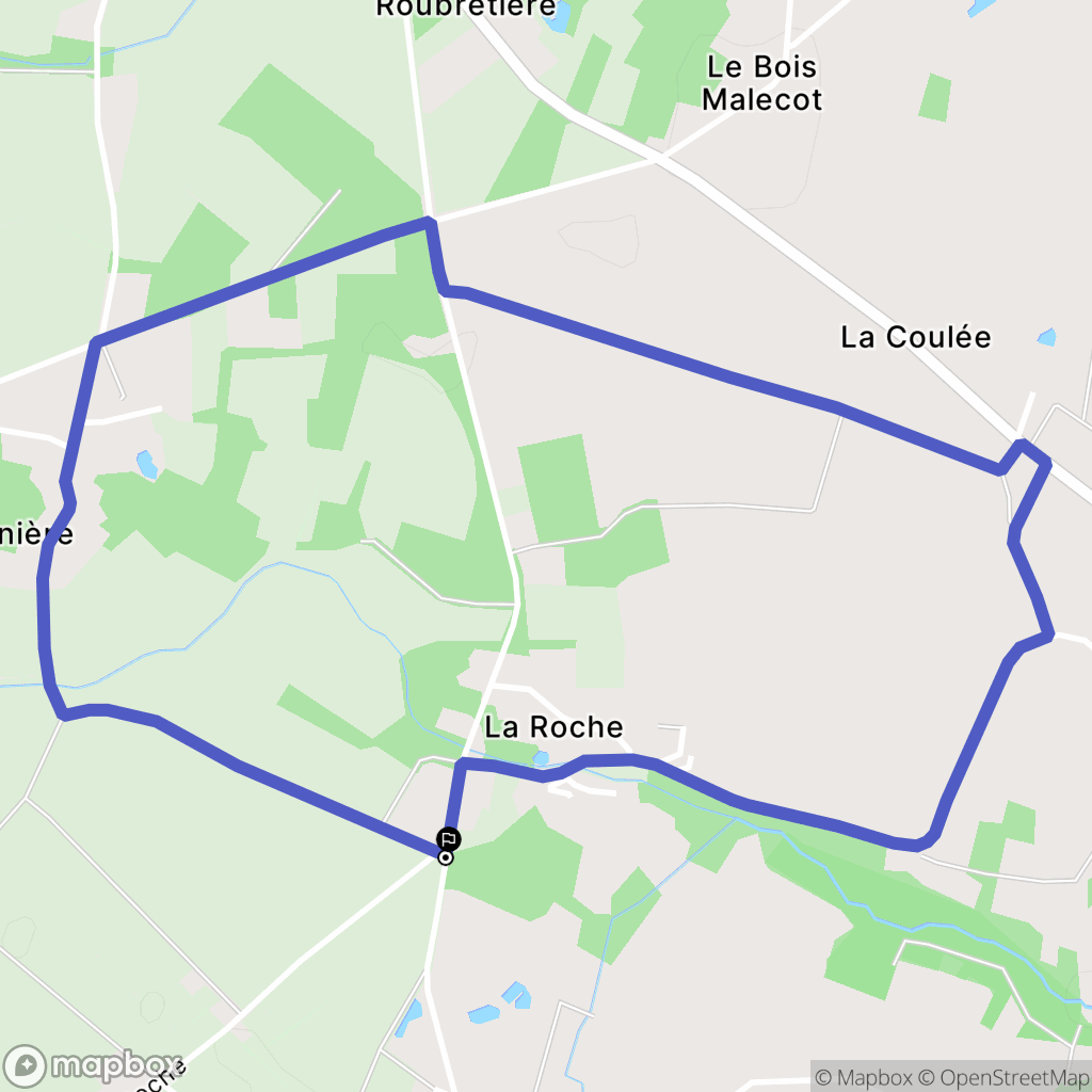 Vigneux-de-Bretagne : carte du parcours de randonnée - France