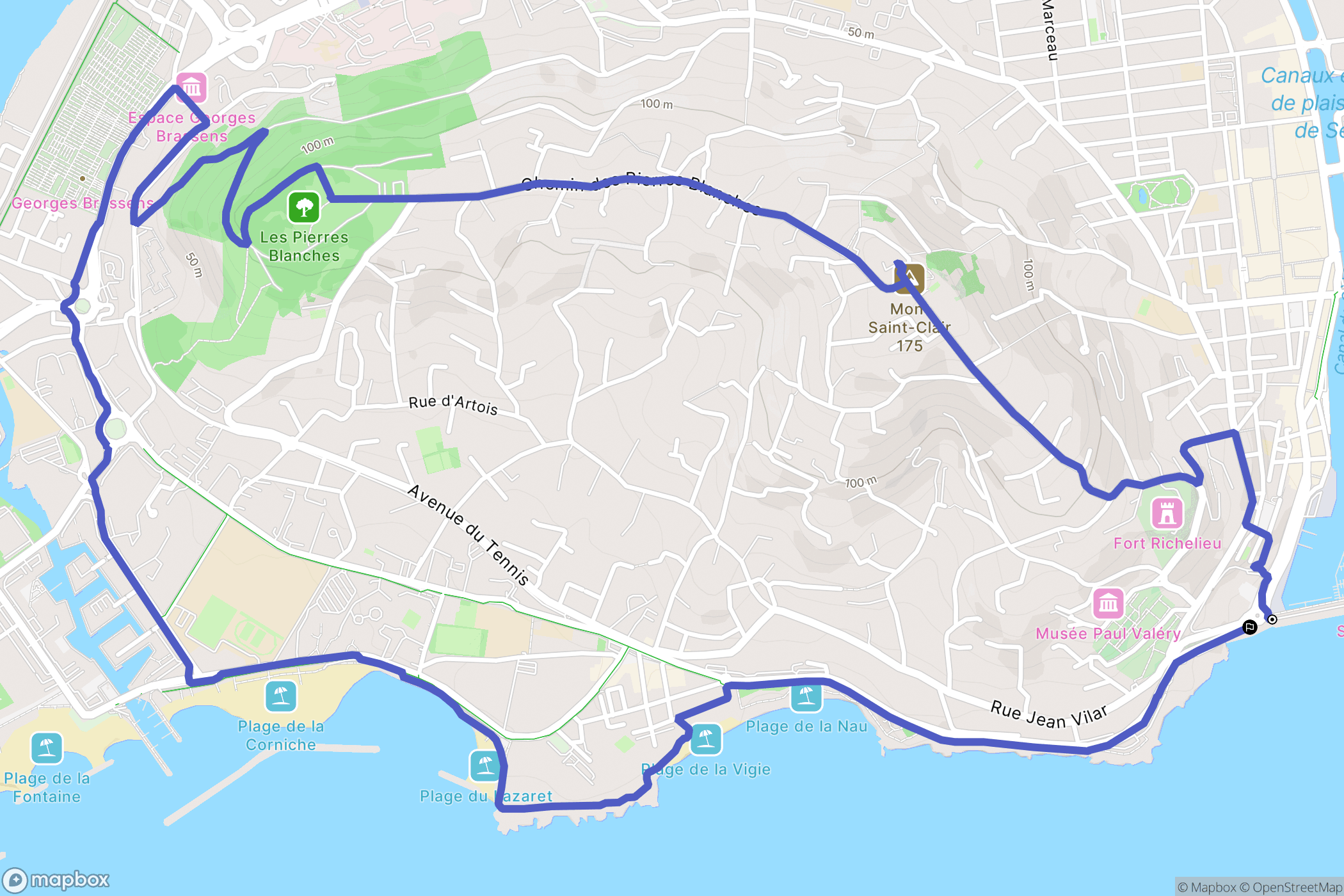 Sète: routekaart voor buitenactiviteiten - France