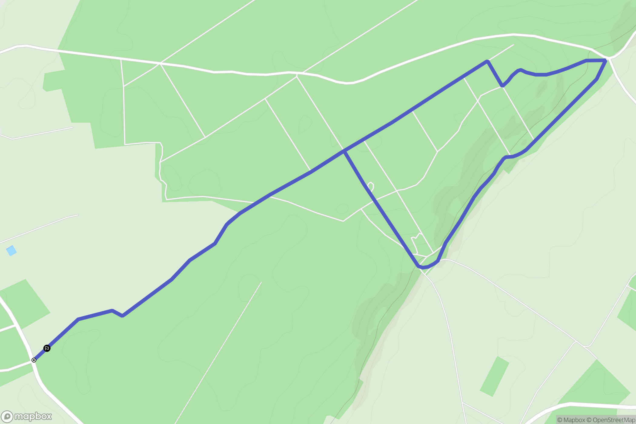 Marcilly-sur-Eure : carte du parcours de randonnée - France