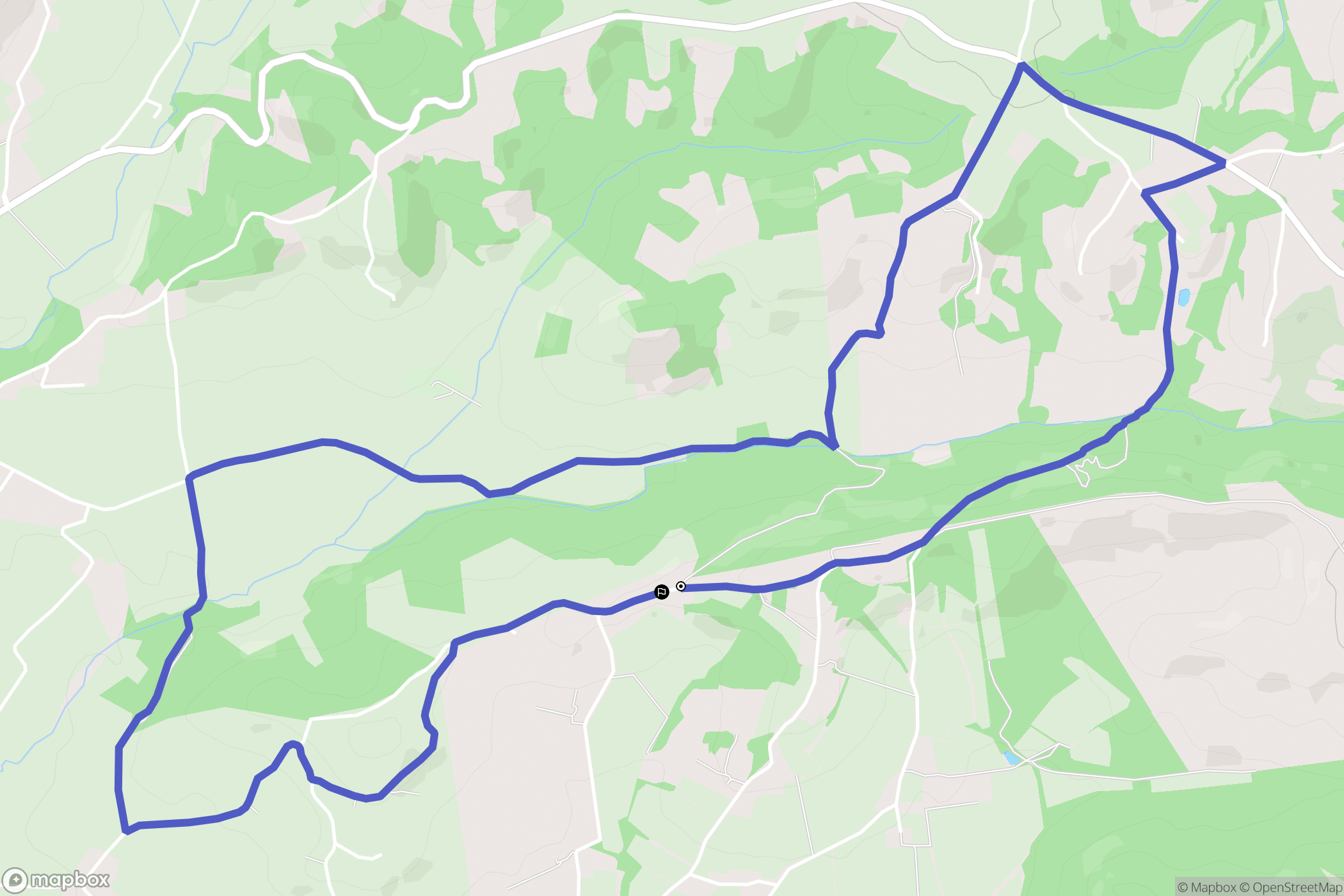 Argagnon : carte du parcours de randonnée - France