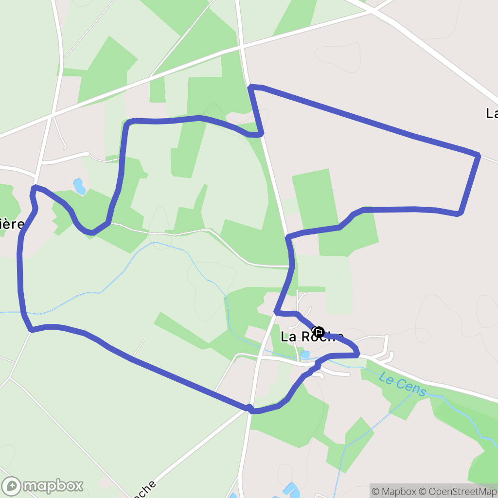 Vigneux-de-Bretagne : carte du parcours de randonnée - France