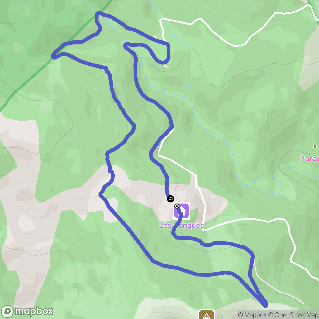 Prats-de-Mollo-la-Preste : carte du parcours de randonnée - France