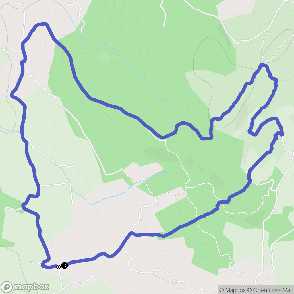 Azillanet : carte du parcours de randonnée - France