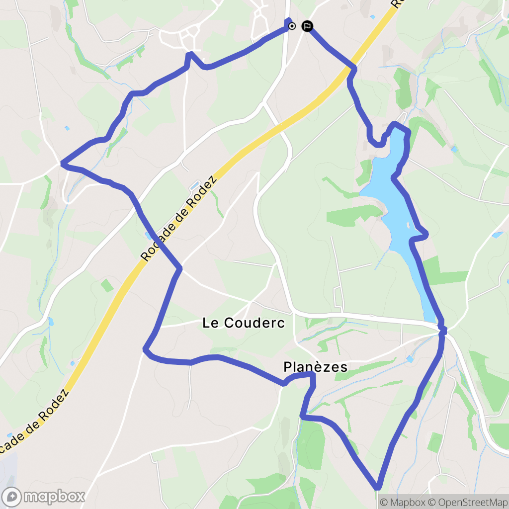 Luc-la-Primaube: routekaart voor buitenactiviteiten - France