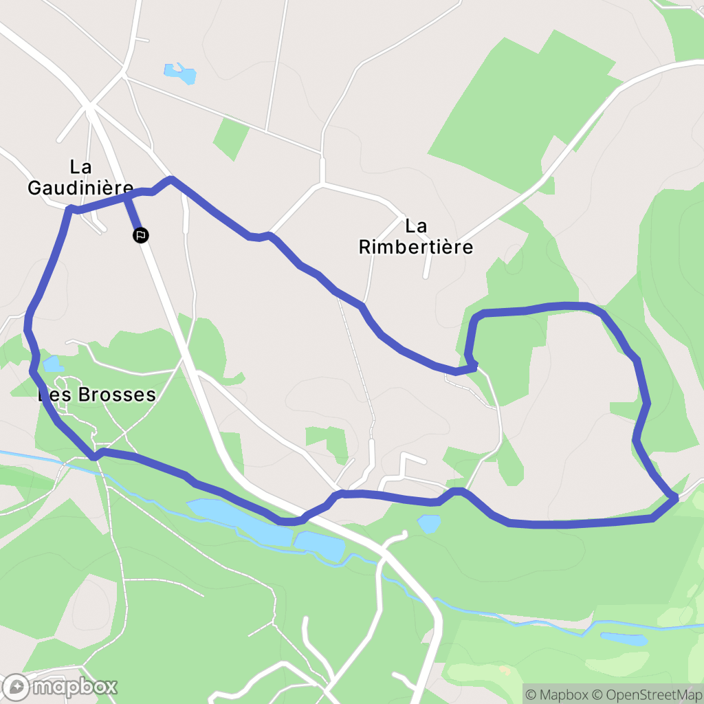 Vigneux-de-Bretagne : carte du parcours de randonnée - France
