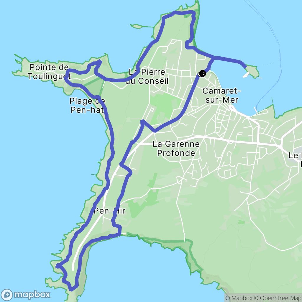 Camaret-sur-Mer: routekaart voor buitenactiviteiten - France