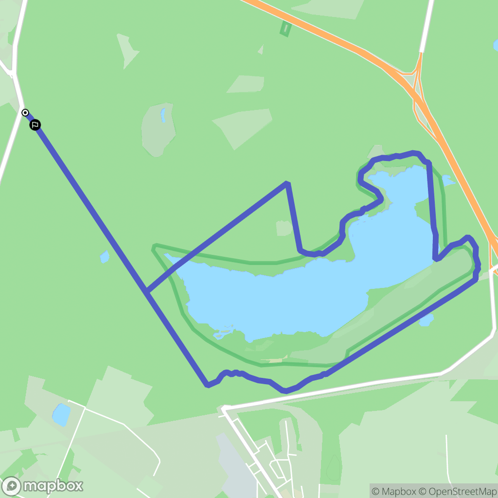 Wallers : carte du parcours de randonnée - France