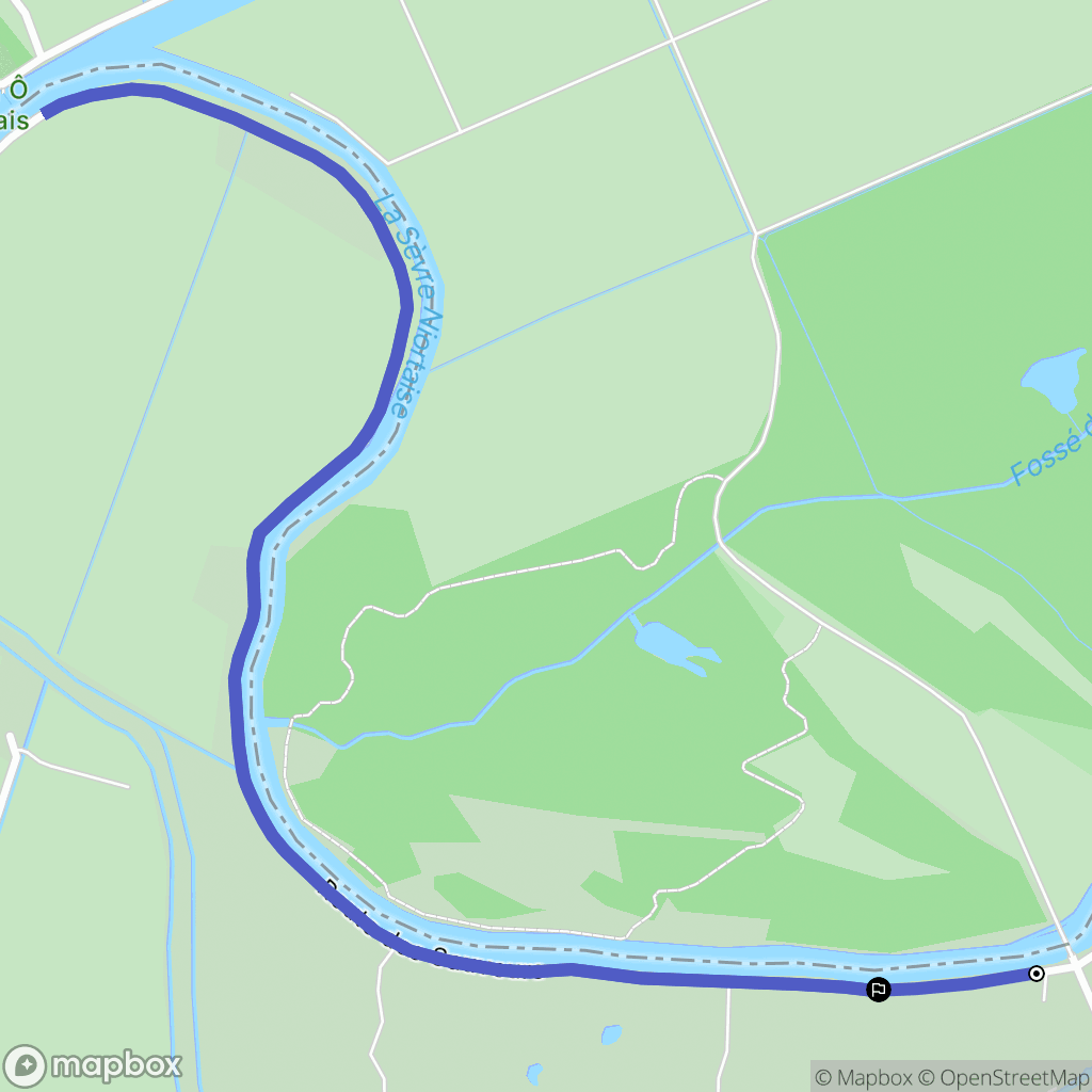Taugon : carte du parcours de randonnée - France
