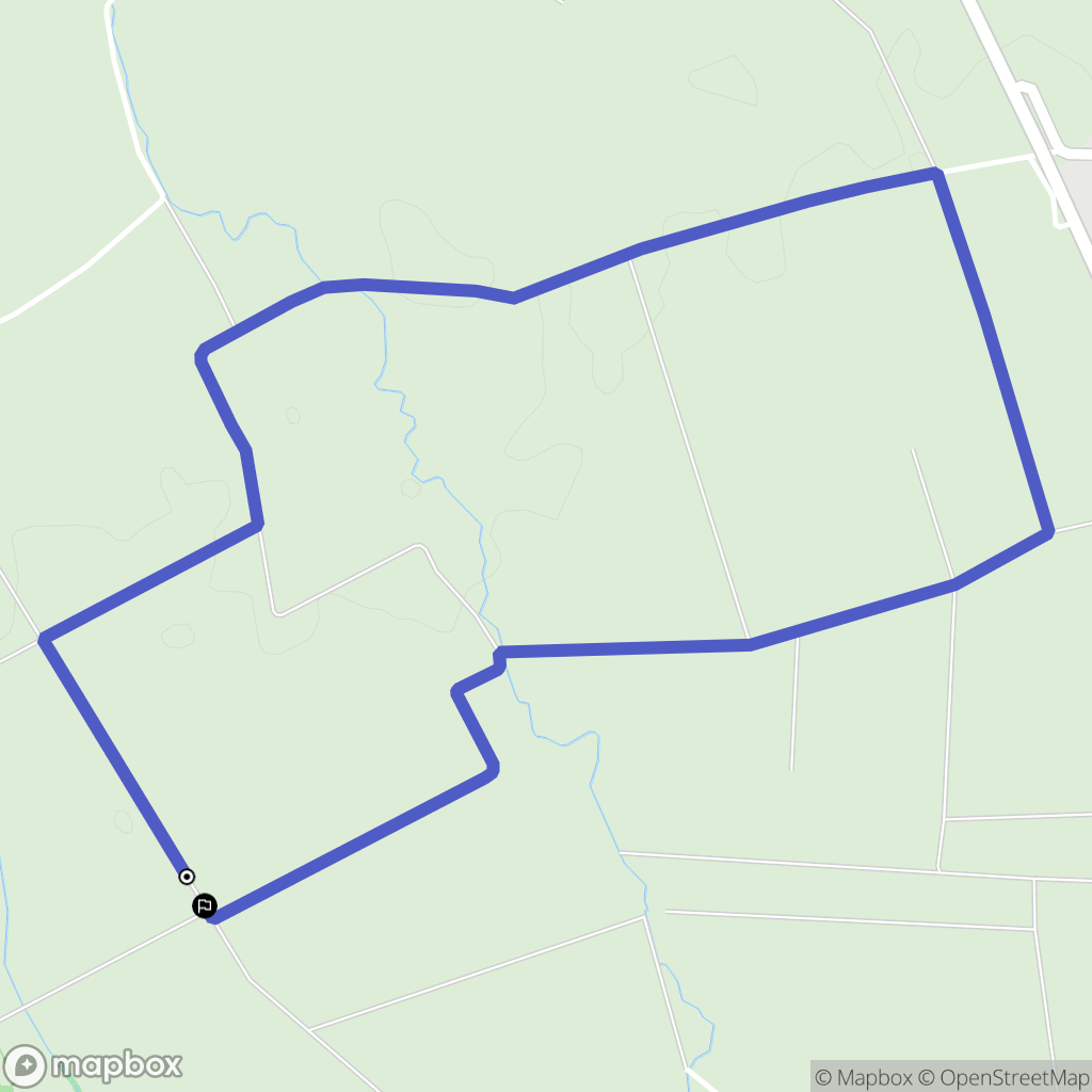 Bénéjacq : carte du parcours de randonnée - France