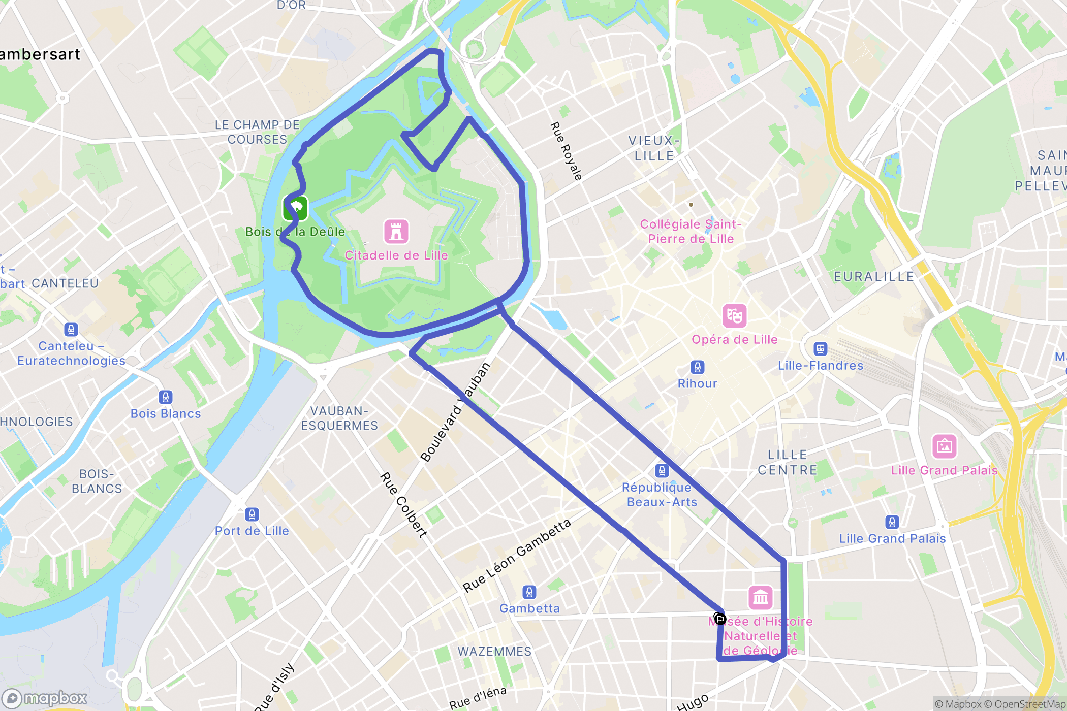 Lille: routekaart voor buitenactiviteiten - France