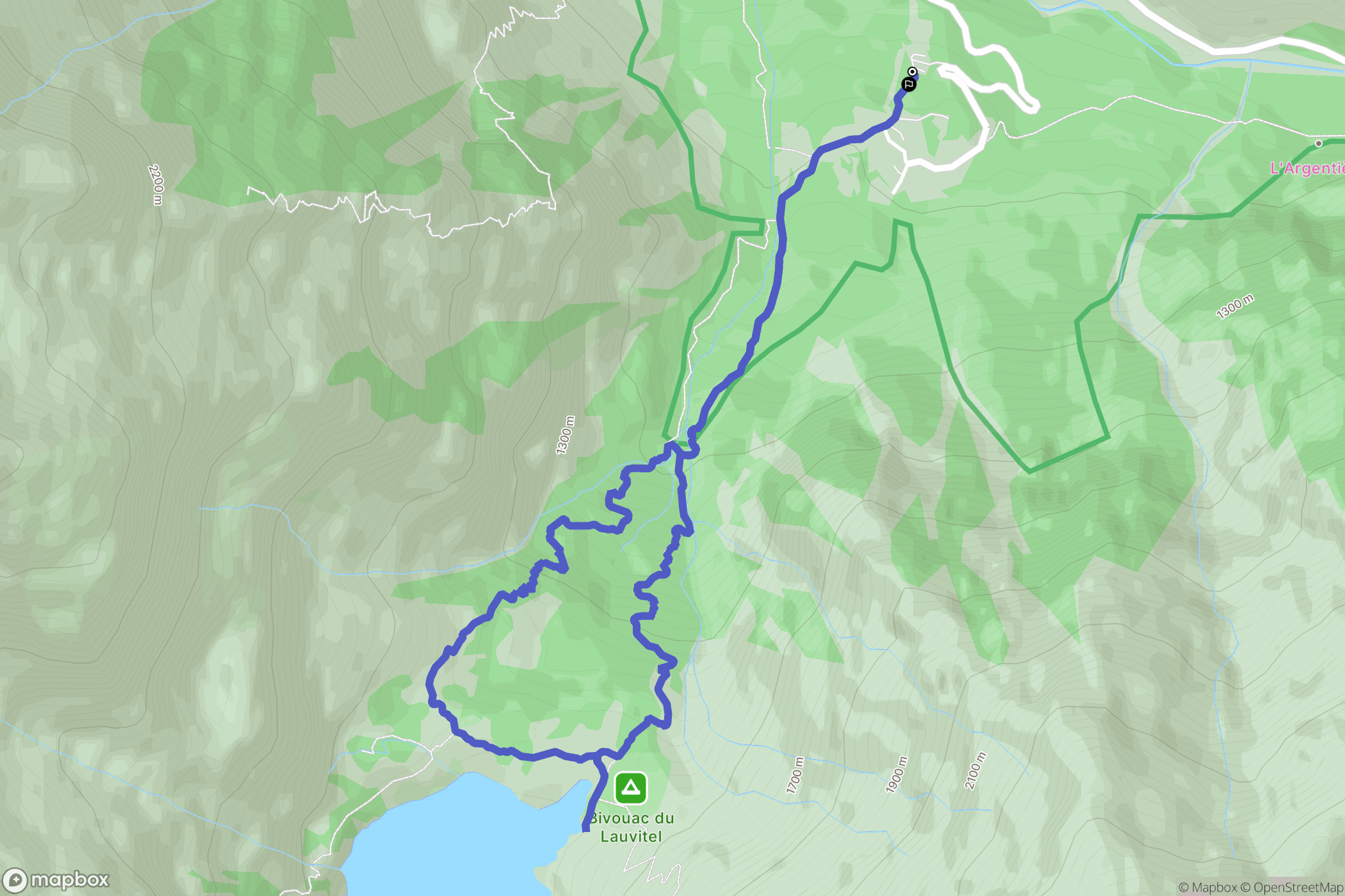 Les Deux Alpes: routekaart voor buitenactiviteiten - France