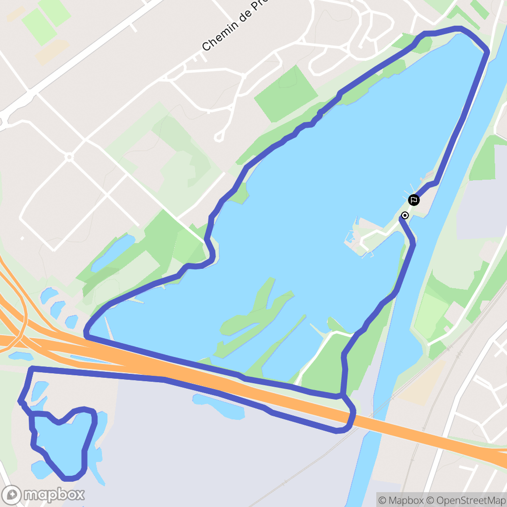 Valenciennes : carte du parcours de randonnée - France