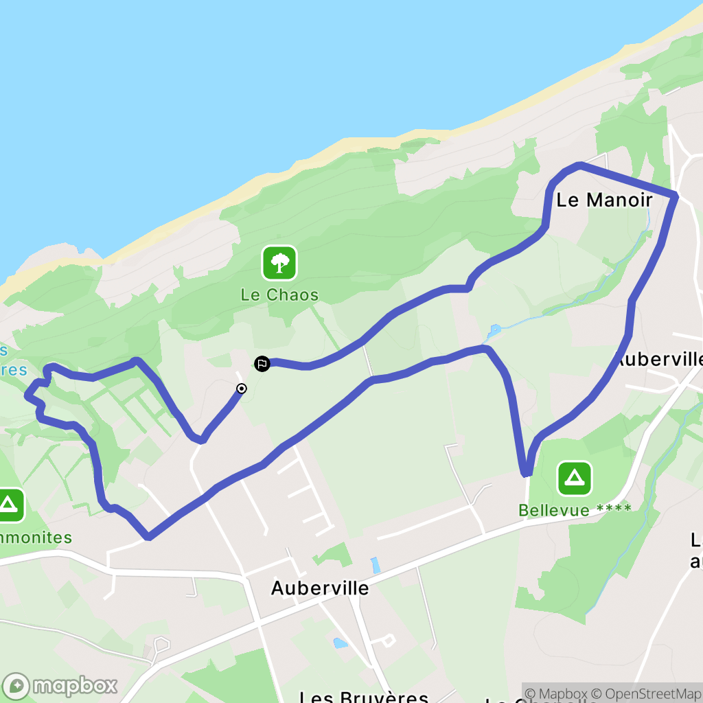 Auberville: routekaart voor buitenactiviteiten - France