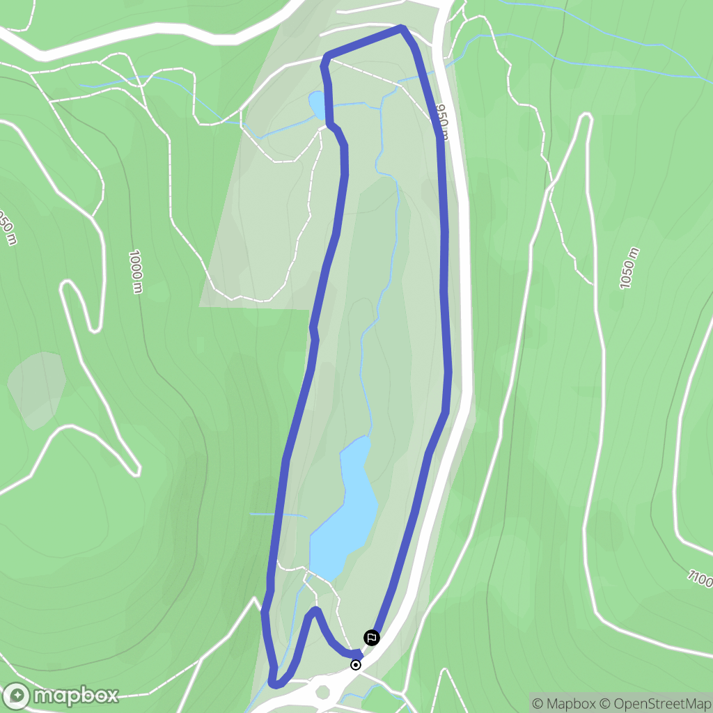 La Bresse : carte du parcours de randonnée - France