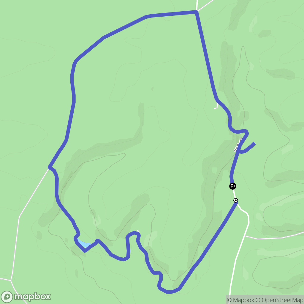 Longwé : carte du parcours de randonnée - France