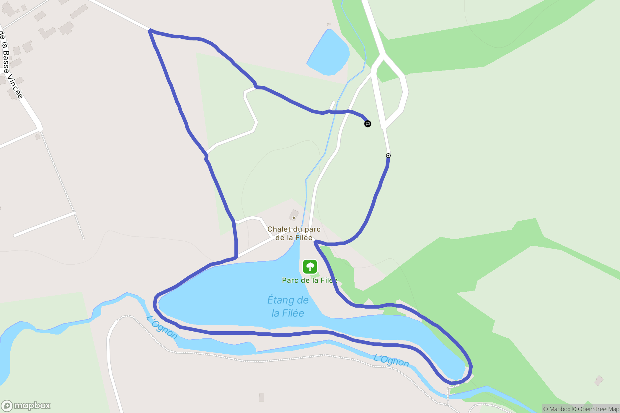 Les Sorinières : carte du parcours de randonnée - France