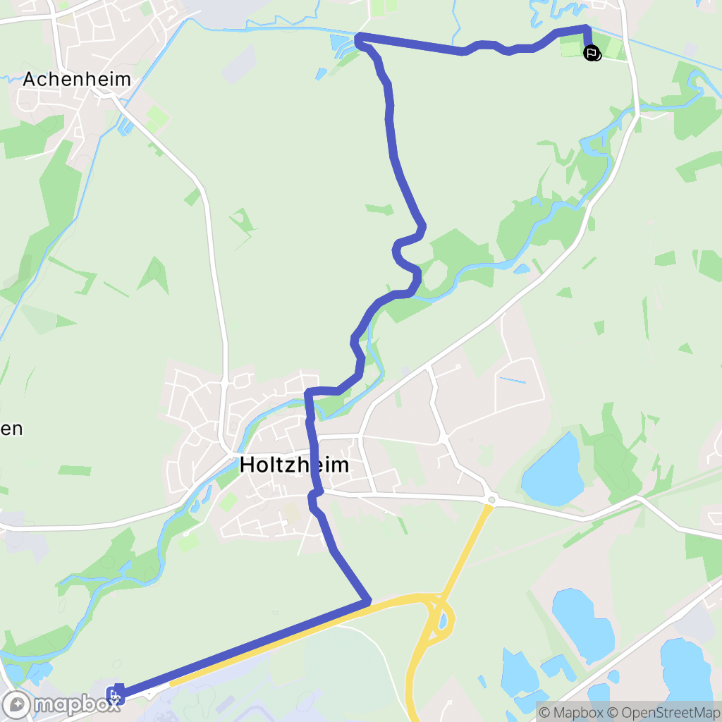 Wolfisheim : carte du parcours de randonnée - France