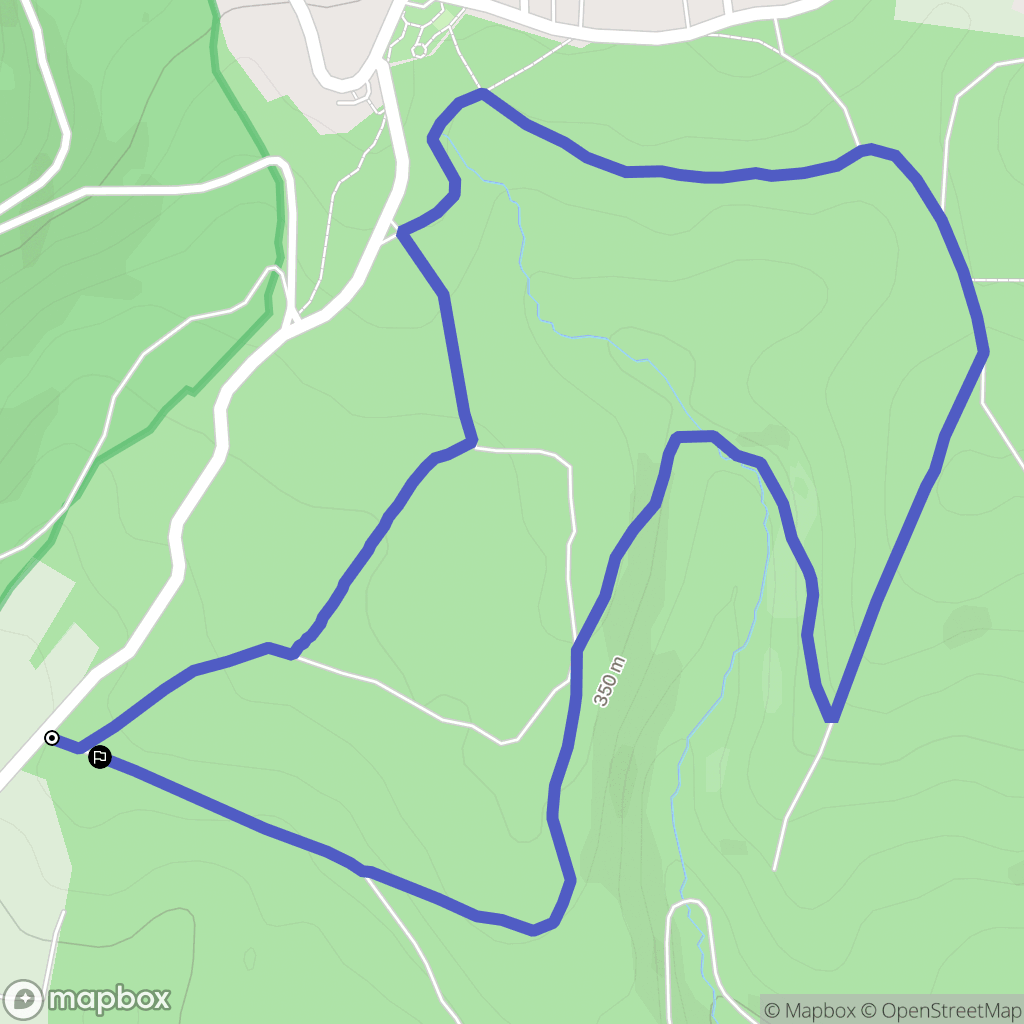 La Vancelle : carte du parcours de randonnée - France