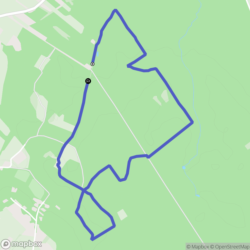 Buzet-sur-Tarn : carte du parcours de randonnée - France