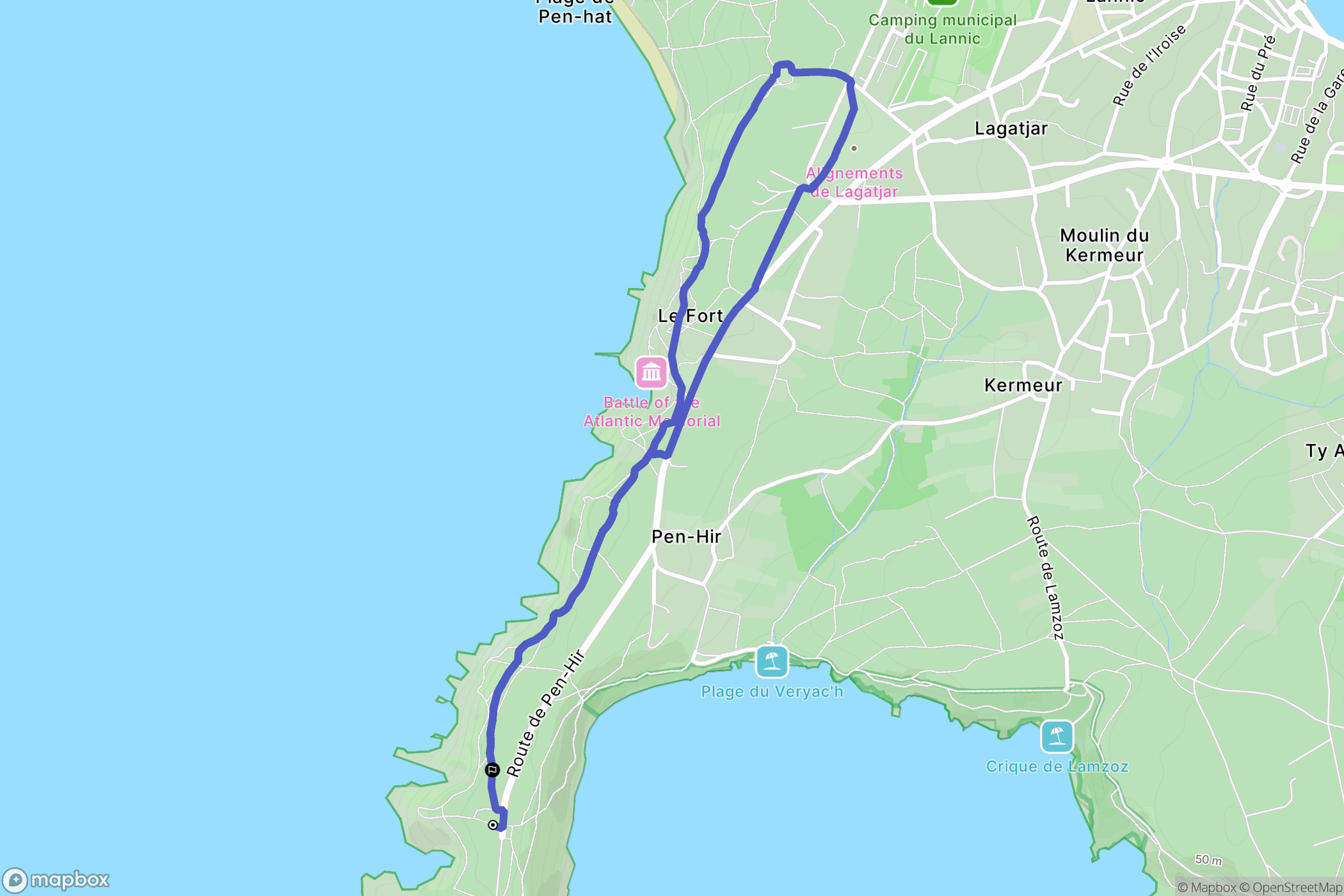Camaret-sur-Mer: routekaart voor buitenactiviteiten - France