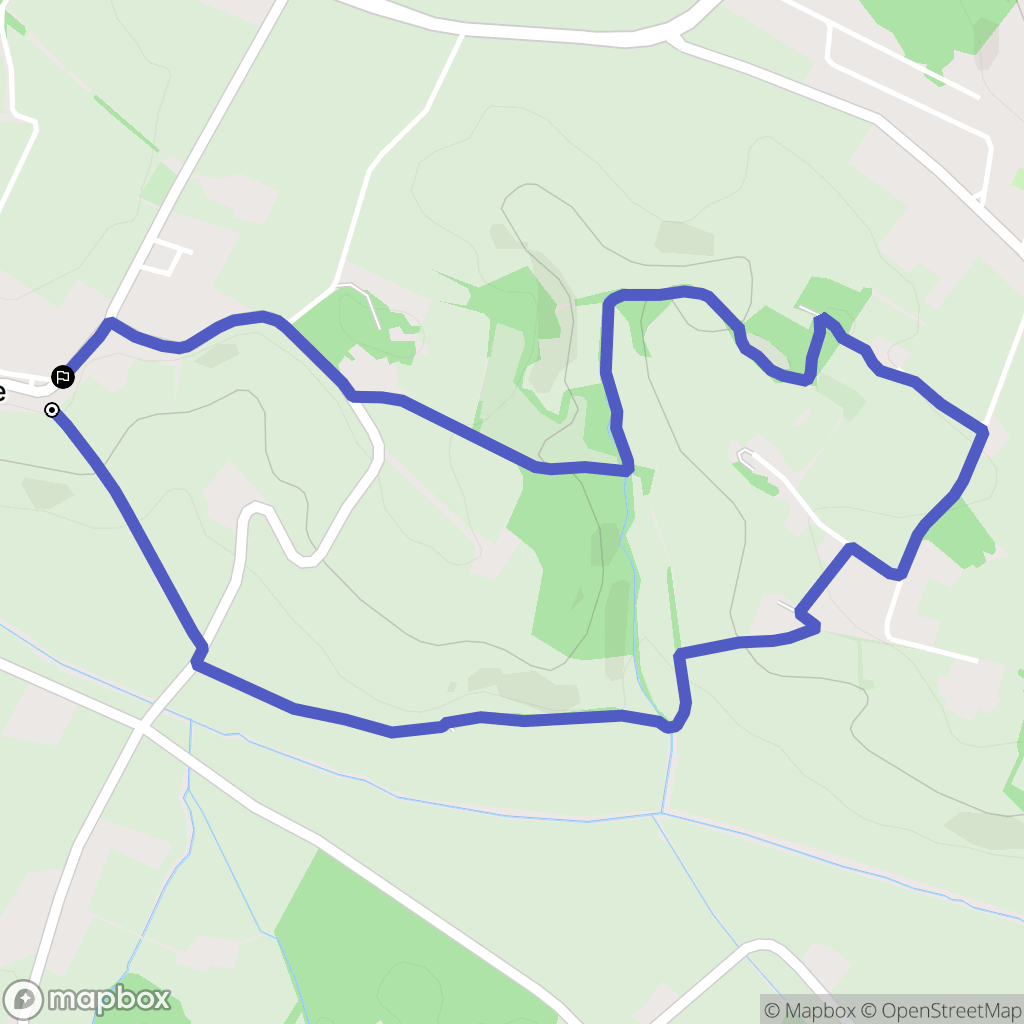 Lavalette : carte du parcours de randonnée - France
